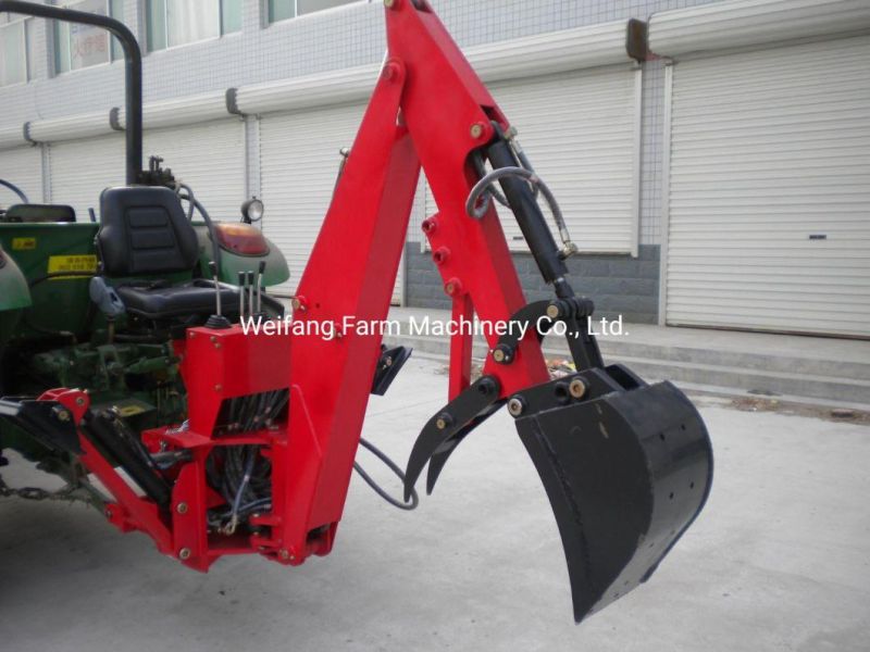 Tractor Fitted Digging Machinery Backhoe Excavator