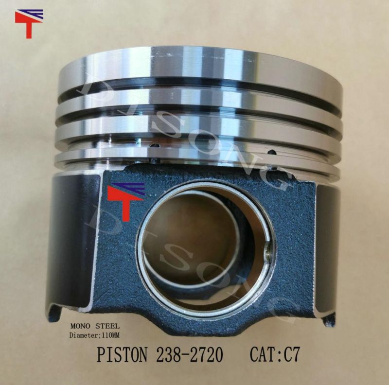 High-Performance Diesel Engine Engineering Machinery Parts Piston 238-2720 for Engine Parts E324D E325D E329d C7 Generator Set Diameter 110mm