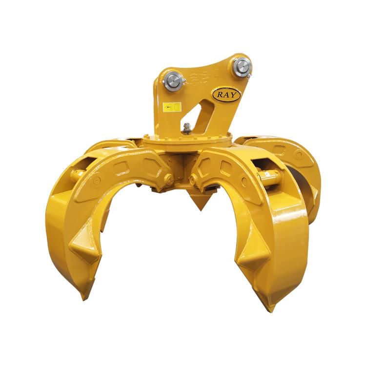 Excavator Orange Peel Grapple Steel Scrap Grab