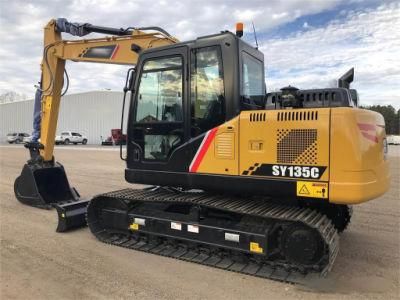 Sy135c 13.5ton Crawler Excavator Small Digger with 0.65m3 Bucket