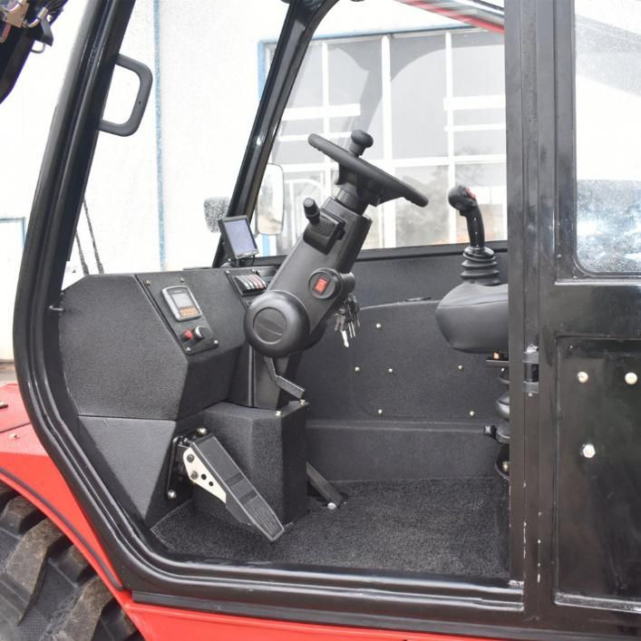 Animal Husbandry Feeders Equipment Telescopic Arm All Terrain Forklift