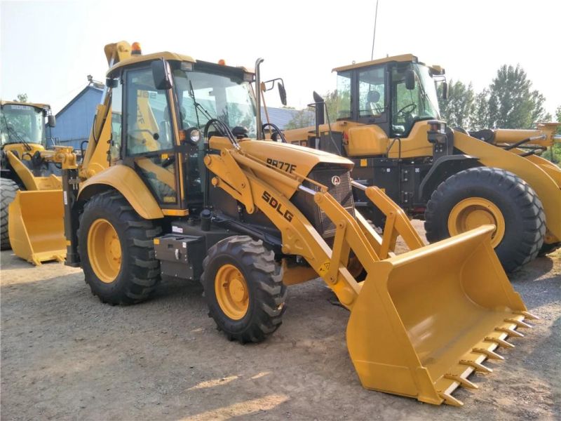 B877f China Made Good Performance Backhoe Loader