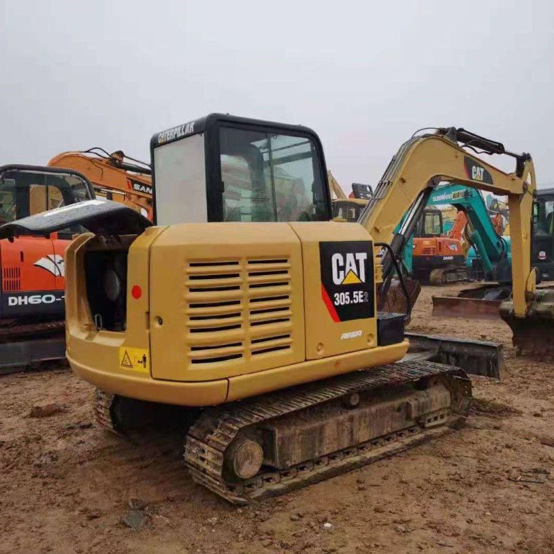 Caterpillar Cat 305.5 Mini Small Used Second Hand Crawler 5 Ton Digger Hitachi Excavator Excavadora Usada Excavatrice Pelle D′occasion Excavators for Sale Price