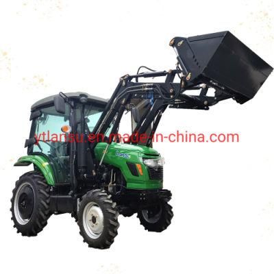 4X4 Compact Tractor Mini Tractor with Front Loading and Backhoe Digger