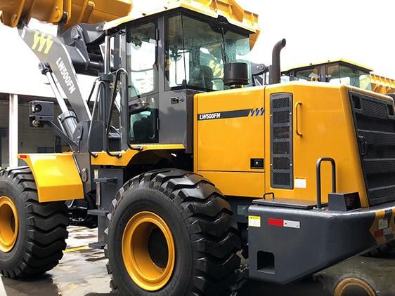 5 Ton 3cbm Bucket New Wheel Loader 5ton Front End Loader Lw500fv