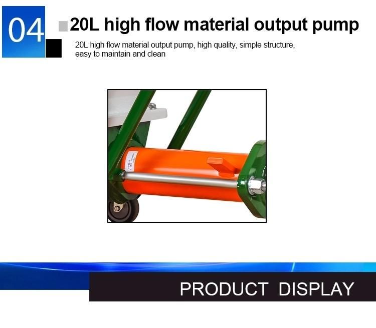 X8 Portable Airless True Stone Coating Wall Putty Sprayer Painting Machine