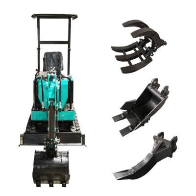 1ton Small Digging Machine Mini Crawler Excavator with Cheap Price