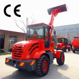 4 Wheel Drive Telescopic Wheel Loader Tl2500 with Rear Hydraulic