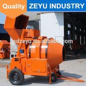 Jzc350 Mobile Reversing Drum Concrete Mixer Machine