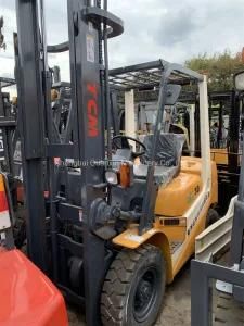 Durable Forklift, Made in Japan Tcm 3 Tons Fd30t Used Diesel Forklift on Sale in Shanghai