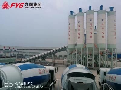 Portable Conveyor Loading 180cbm Modular Container Concrete Batching Plant