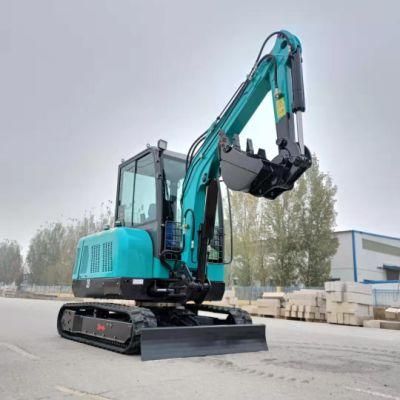 3.5 Ton Excavator Mini Factory Outlet Chinese 3.5t Mini Digger Excavator with Boom Swing for Sale