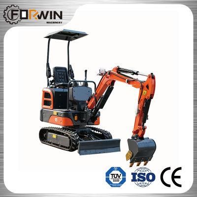 Big Promotion Depth 1650mm Small Excavator Digging Fw15D Mini Earth Digger Machine for Sale