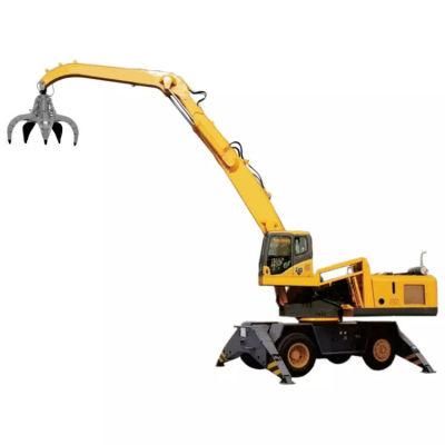 Sinoway 25 Ton Wheel Material Handler with Hydraulic Lift Magnet