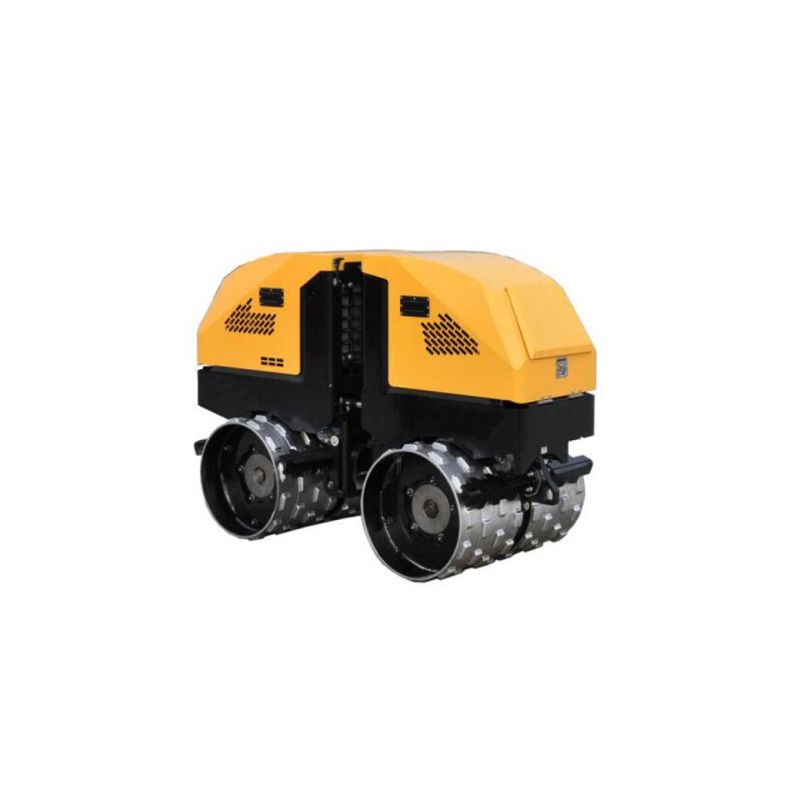 New Diesel Engine Vibratory Road Roller Remote Control Trench Roller