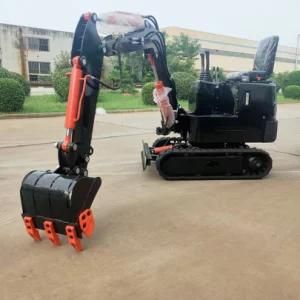 Wholesale New Hydraulic Electric Small Mini Wheel Crawler Bagger Digger 1 Ton Mini Excavators for Sale Prices