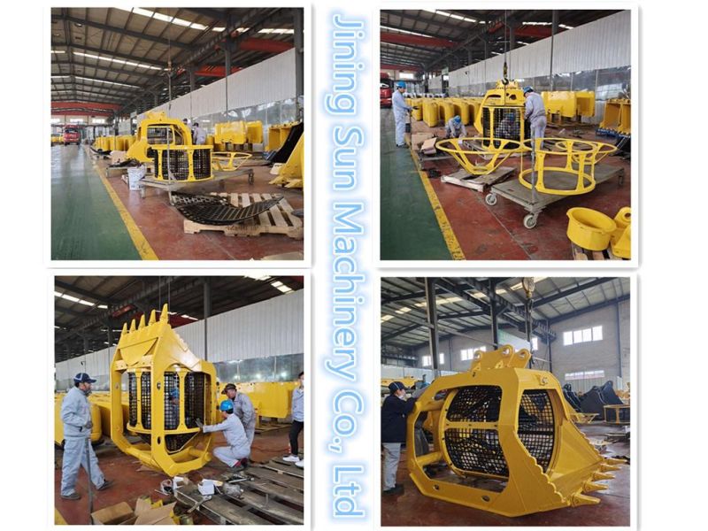 15 Tons Excavator Rotating Screener/Sieving/Mesh Screener Bucket