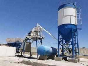 China Prices Concrete Machinery 25-35m3/H Mobile Mixing Cement Concrete Batching Plant for Sale