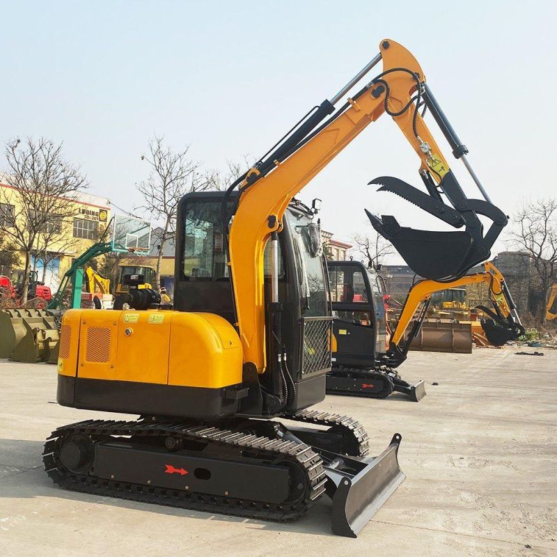 High Top Mini Excavator with Attachments