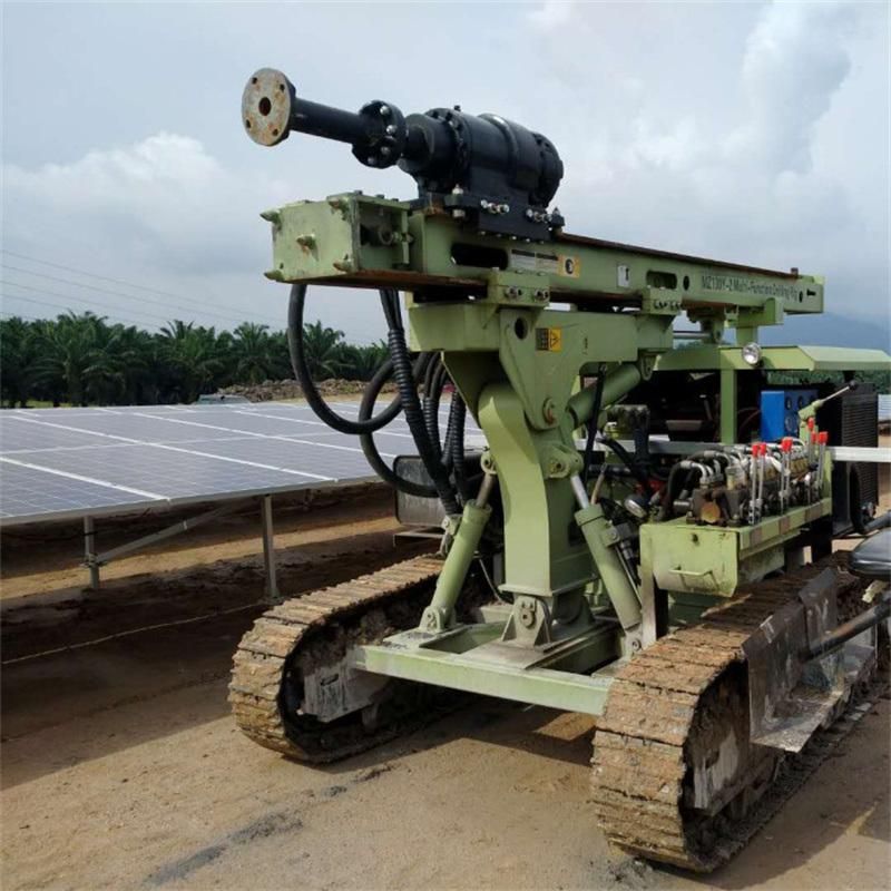 Small Ground Screw Pile Auger Drilling Rig Machine