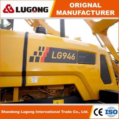 Lugong LG946 Mini Wheel Loader Hand Operated Hoflader with Fork for Garden Work