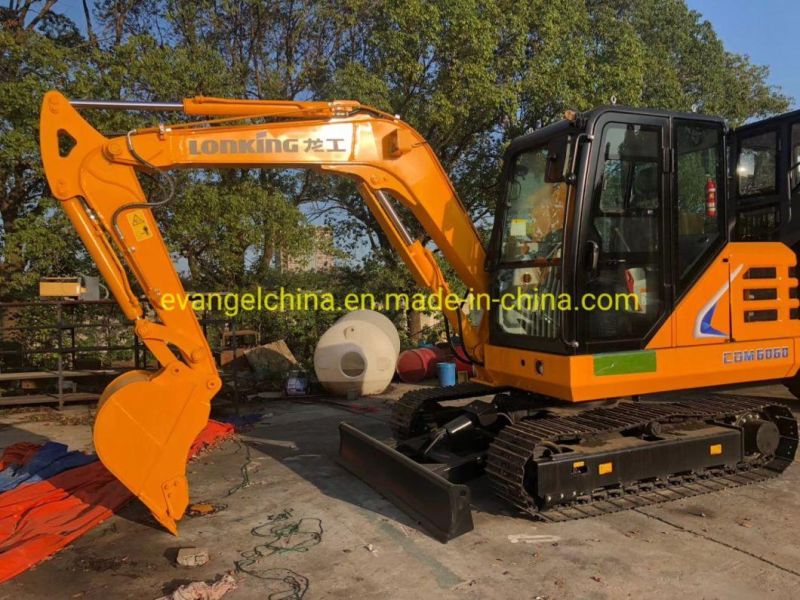 Lonking 6tons Small Crawler Excavator Cdm6060/Cdm6065