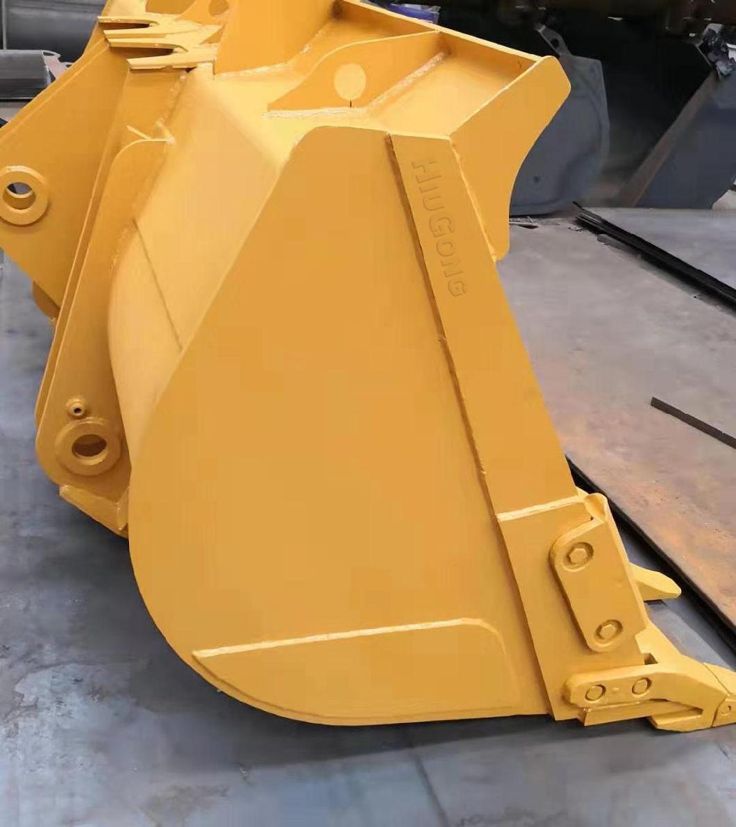 Wheel Loader Rock Bucket with Triangle Cutting Blade