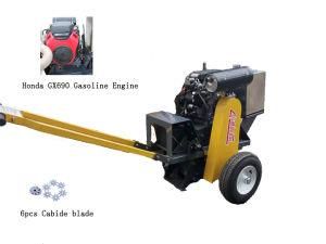 25HP Bitumen Pavement Concrete Slotting Machine Electric Starting