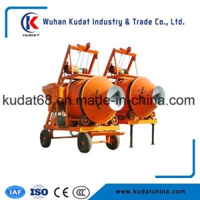 0.75 Cbm Electric Drum Concrete Mixer Jzm750