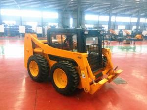 Small Articulated Wheel Loader with Attachments of Skid Steer Loader