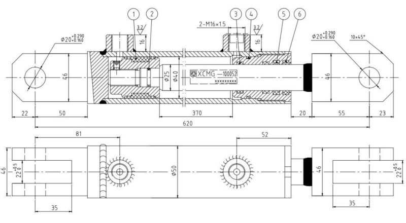Good Price Hydraulic Cylinder for Milling Machine for Sale