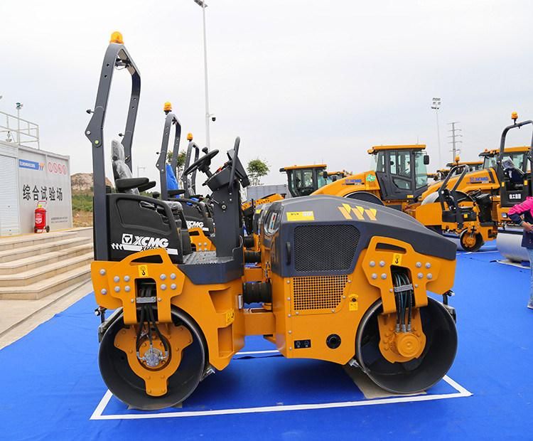 XCMG 3 Ton Xmr303s Double Drum Vibratory Mini Small Road Roller Compactor Machine Price for Sale