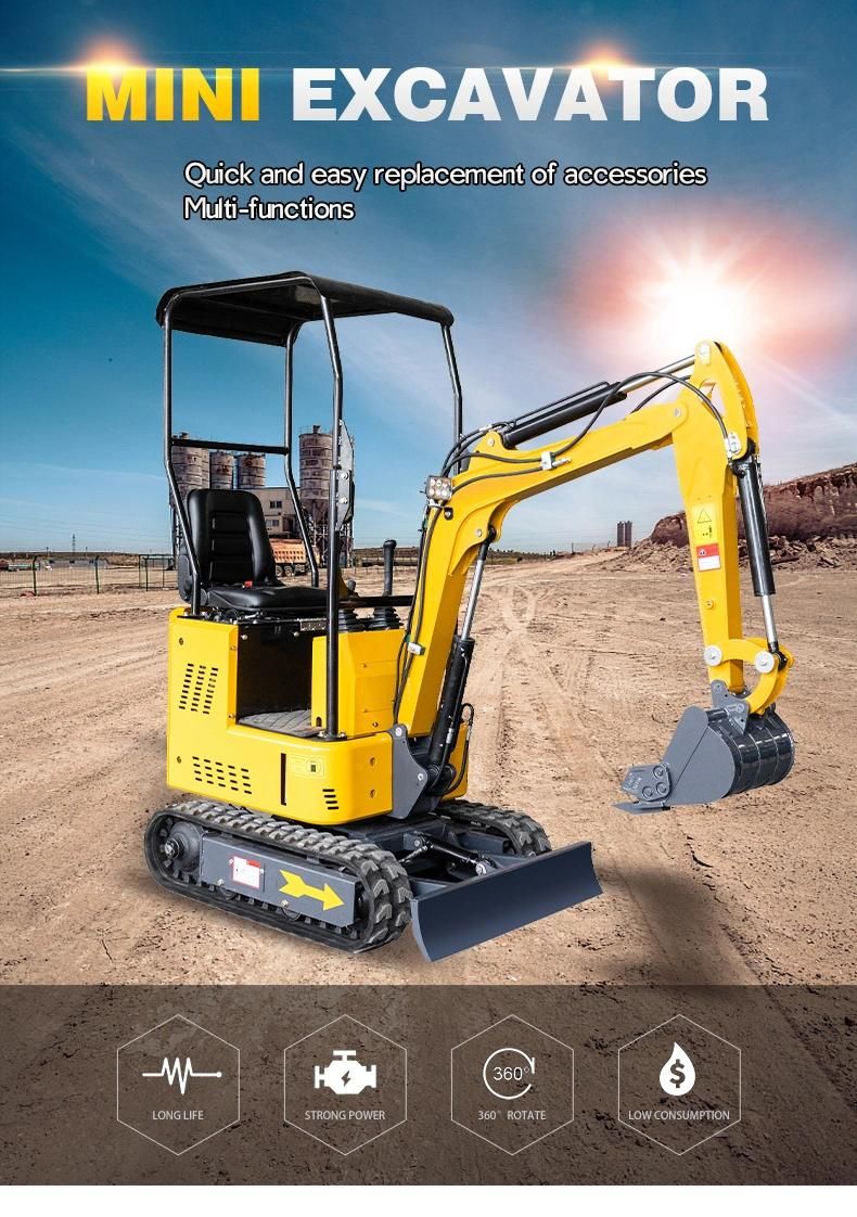 Smallest Home Use Crawler Digger Mini Excavator Price