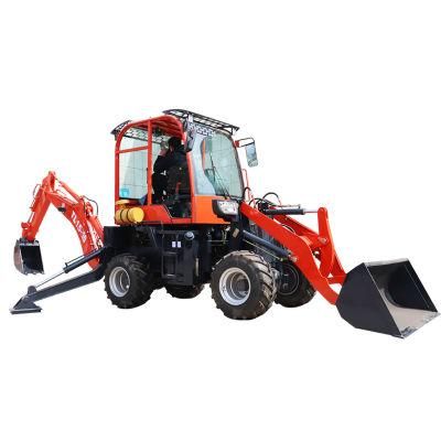 Titan Brand New High Quality 2.5ton Compact Cheap Mini Axle Parts Articulated Hot Sale Backhoe Loader with Grapple