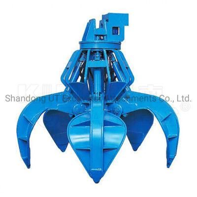 15ton 20ton Excavator Crane Hydraulic Scrap Grab Orange Peel Grapple for Sale