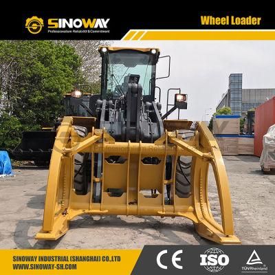 Changlin Grapple Loader Hydraulic Mini Wheel Log Loader for Sale