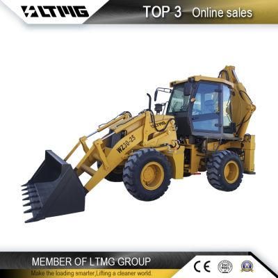 2.5 Ton Backhoe Loader Excavator Farm Tractor Compact 1cbm Loader Backhoe with Good Price