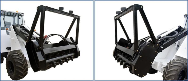 China Made Brand New 2 Ton Capacity 3.76m Reach Telescopic Boom Wheel Loader Hydrostatic 4WD Loader for Sale