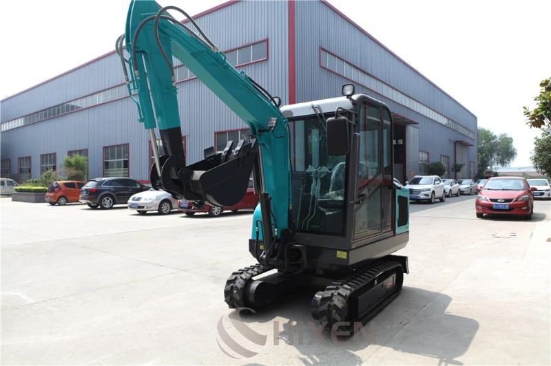 Multi-Functional 2.5 Ton Mini Crawler Excavators Digging Machine with Luxury Enclosed Cabin Widely Used Engineering Construction for Sale