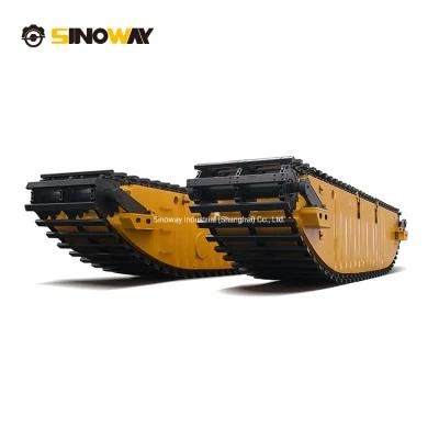 Hydraulic Floating Undercarriage Pontoons of Amphibious Excavator for Sale