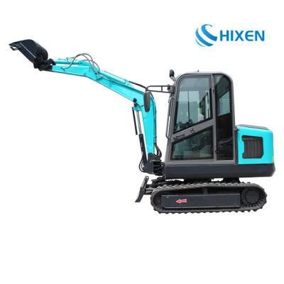 Household Used Micro Bucket Excavator Mini Machine with Spare Parts