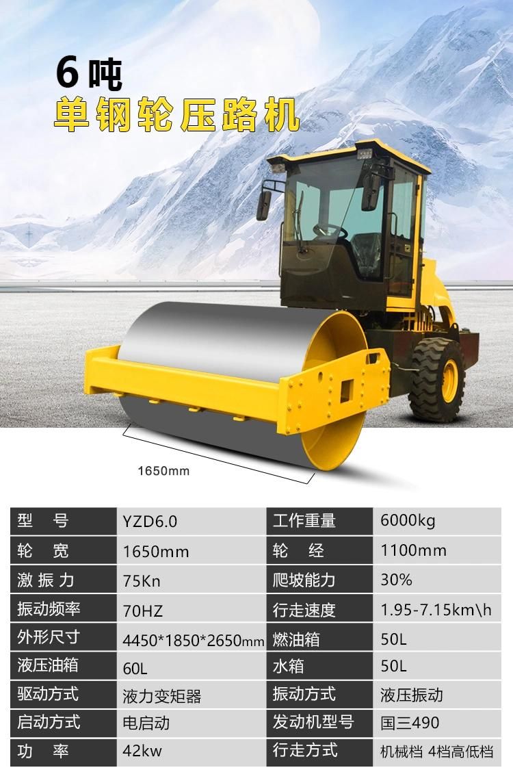 6 Tons of Hydraulic Roller