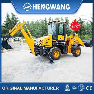 Factory Supply Digging Force 28kn Wheel Engine Backhoe Loader Use for Medium-Sized Roadways