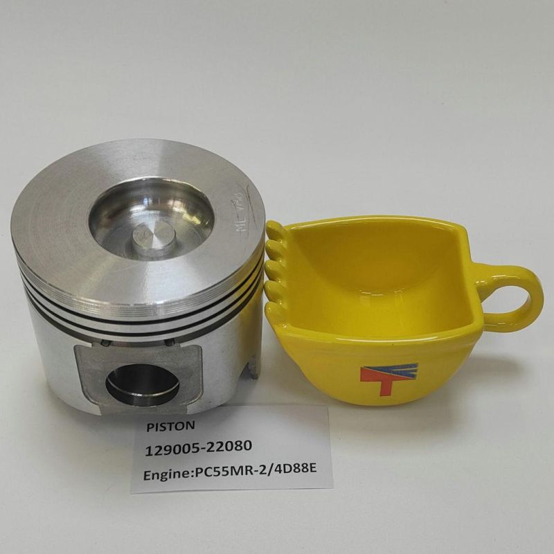 High-Performance Diesel Engine Engineering Machinery Parts Piston 129005-22080 for Engine Parts PC55mr-1/3D88e-5 Generator Set