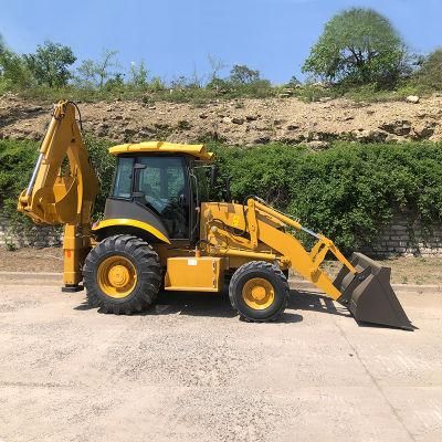 Factorydesign 2.5t High Quality Articulate Fw388 Small Mini Tractor Wheel Towable Backhoe Loader for Sale with Attachment List Discount Price
