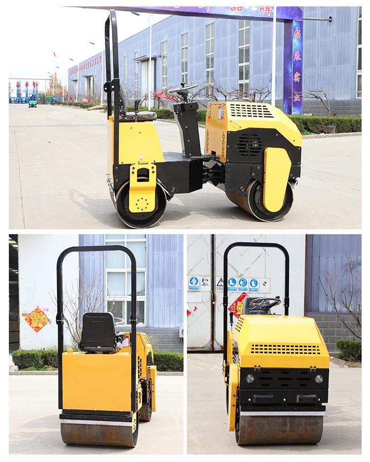 1ton Double Steel Wheel Road Roller for Colombia