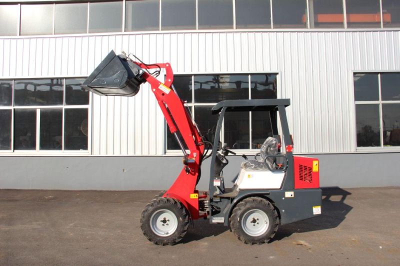 Lgcm 0.8tons 800kgs Mini Front Wheel Loader with CE Certification