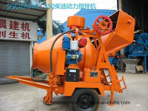 Jzc350 Diesel Mixing Machine Mobile/Movable Concrete Mixer