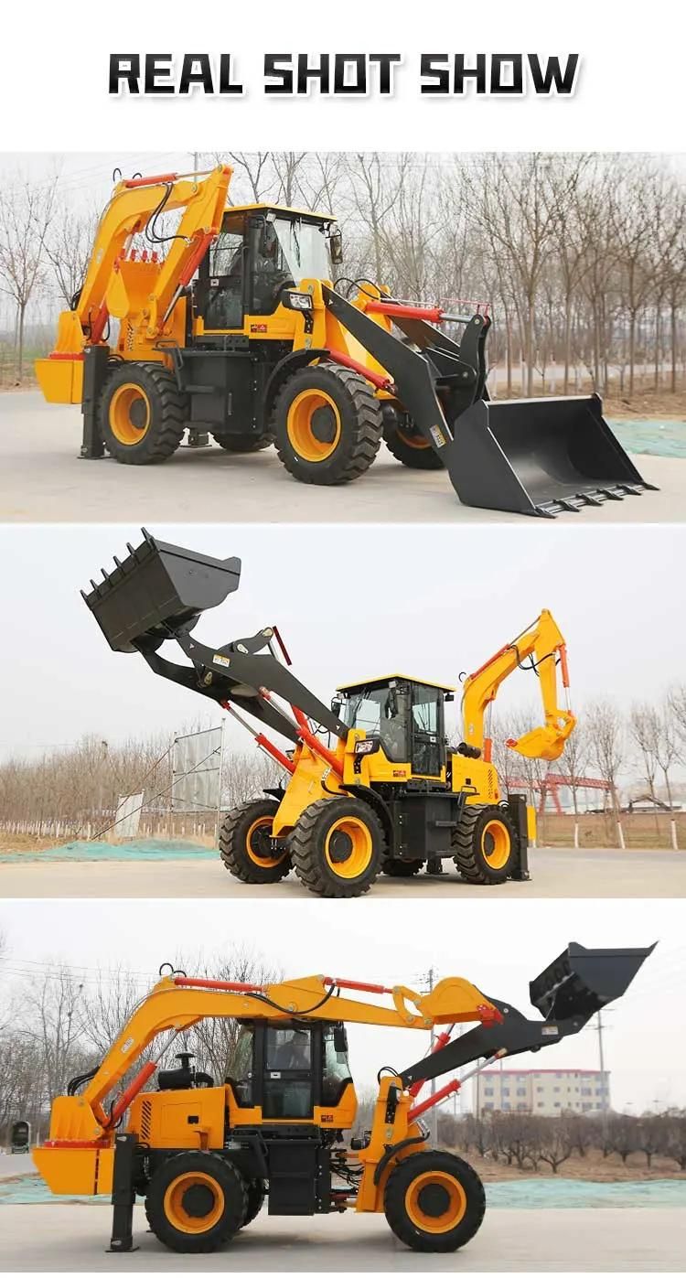 65kw 4700kg Jindingli Mini Small Backhoe Loader Cheap Price From China Jdl30-35