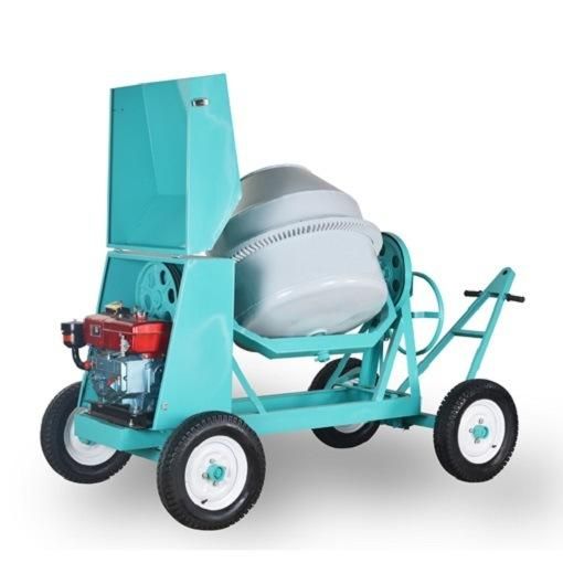 Gasoline Portable Concrete Mixer Concrete Mixer Capacity 400L